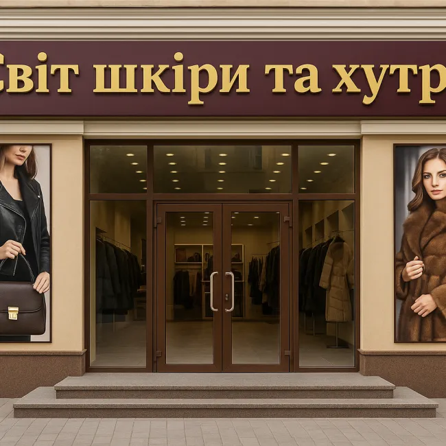 Мережа магазинів Світ шкіри та хутра деталі Полтавських послуг