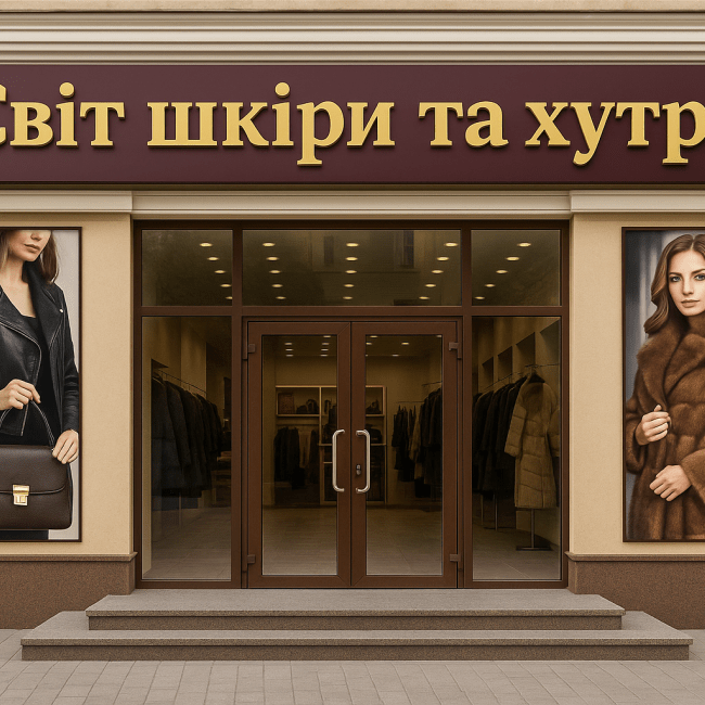 Мережа магазинів Світ шкіри та хутра деталі Полтавських послуг